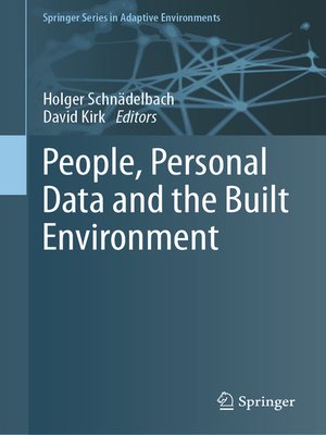 cover image of People, Personal Data and the Built Environment